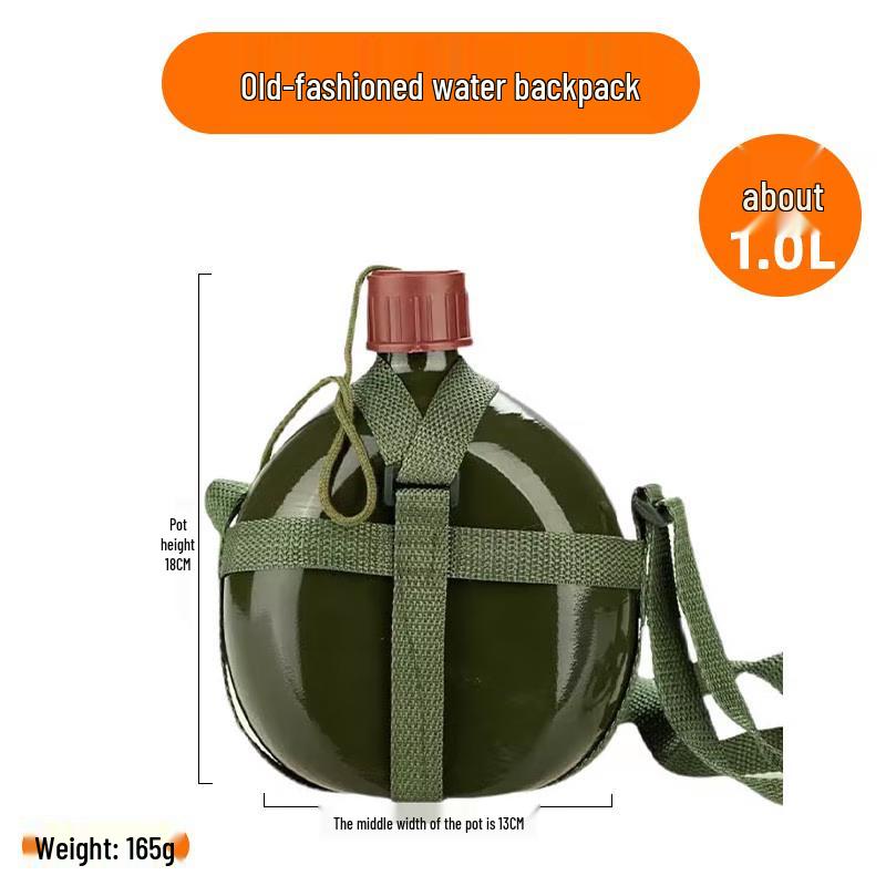Yipan Type 87 Old-Style Aluminum Military Canteen
