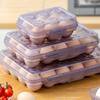 Clear Eggs Holder For Kitchen Storage Clear Plastic Container Organizers With Easy Cleaning Design Kitchen Eggs Tray