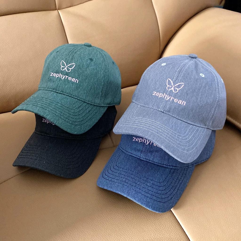 2025 new bow baseball cap trend, spring and autumn student couples, small and versatile sunscreen sunshade peaked hat