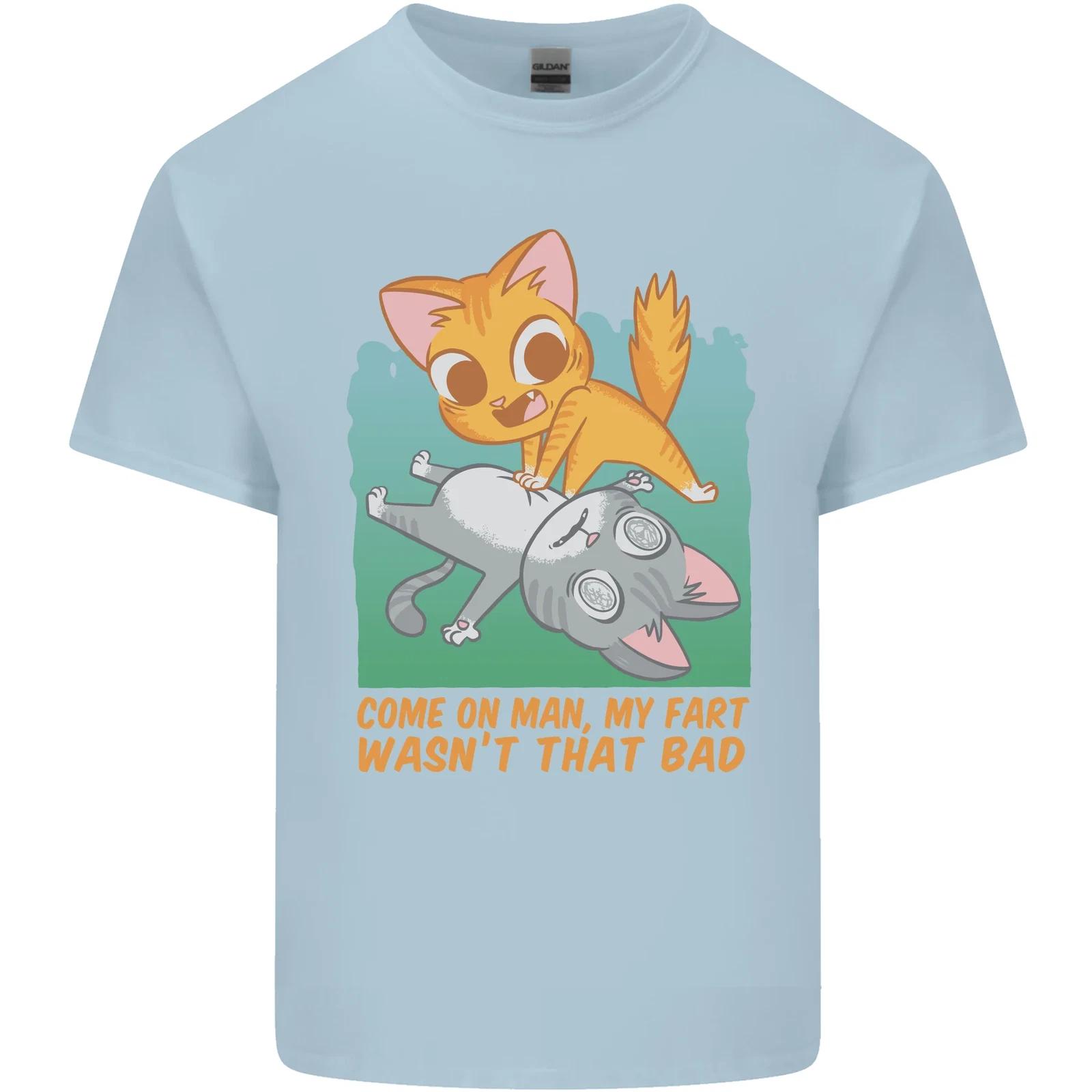 Fart Wasnt That Bad Funny Flatulence Cat Farting Kids T-Shirt Childrens S