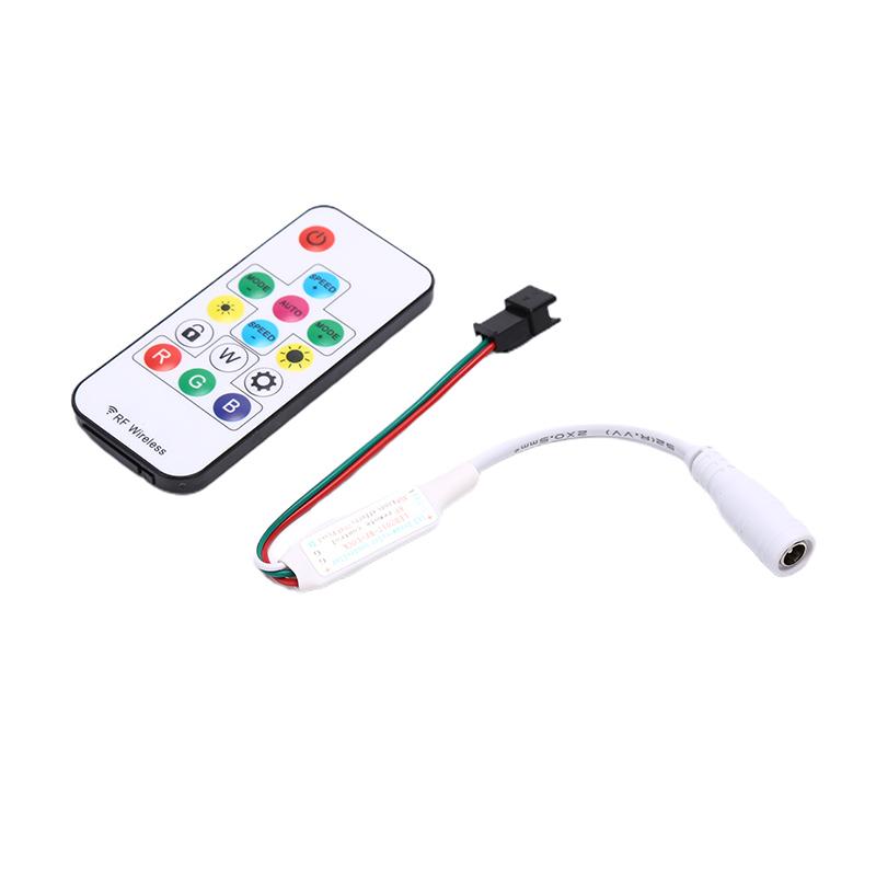 

14-клавишный DC 5-24V RGB беспроводной пульт дистанционного управления RF LED контроллер WS2812 WS2811