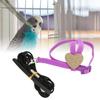 Pet Bird Harness Leash Elastic Adjustable Lightweight Parrot Flying Leash Straps with Cute Heart Purple