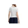 Fila Comfortable Fitted Crew Neck T-Shirt Women Tops Cloud-Mushroom-White F11W429112FWT