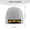 Helloween Rock Band Warm Knitted Cap Fashion Bonnet Hat Autumn Winter Outdoor Beanies Hats for Unisex Adult