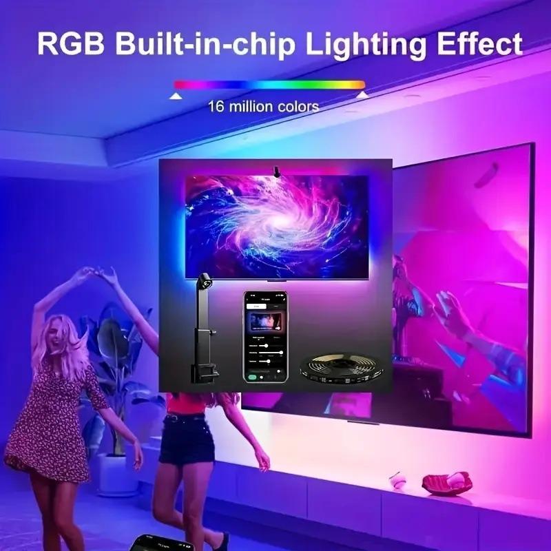 Atmosphere Light Smart Camera Sync: Brilliant Colorful Screen Tracking Background Light