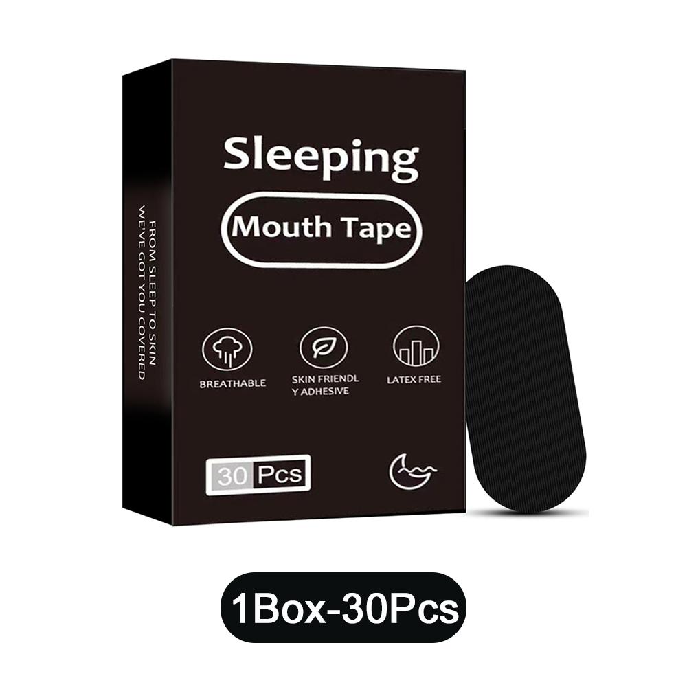 Anti Snoring Mouth Tape & Nose Breathing Sticker Night Sleeping Mouth Breath Improvement Patch Reduce Dry Mouth Promote