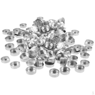 200 Aluminum Tealight Box Tins DIY Candles Making Supplies