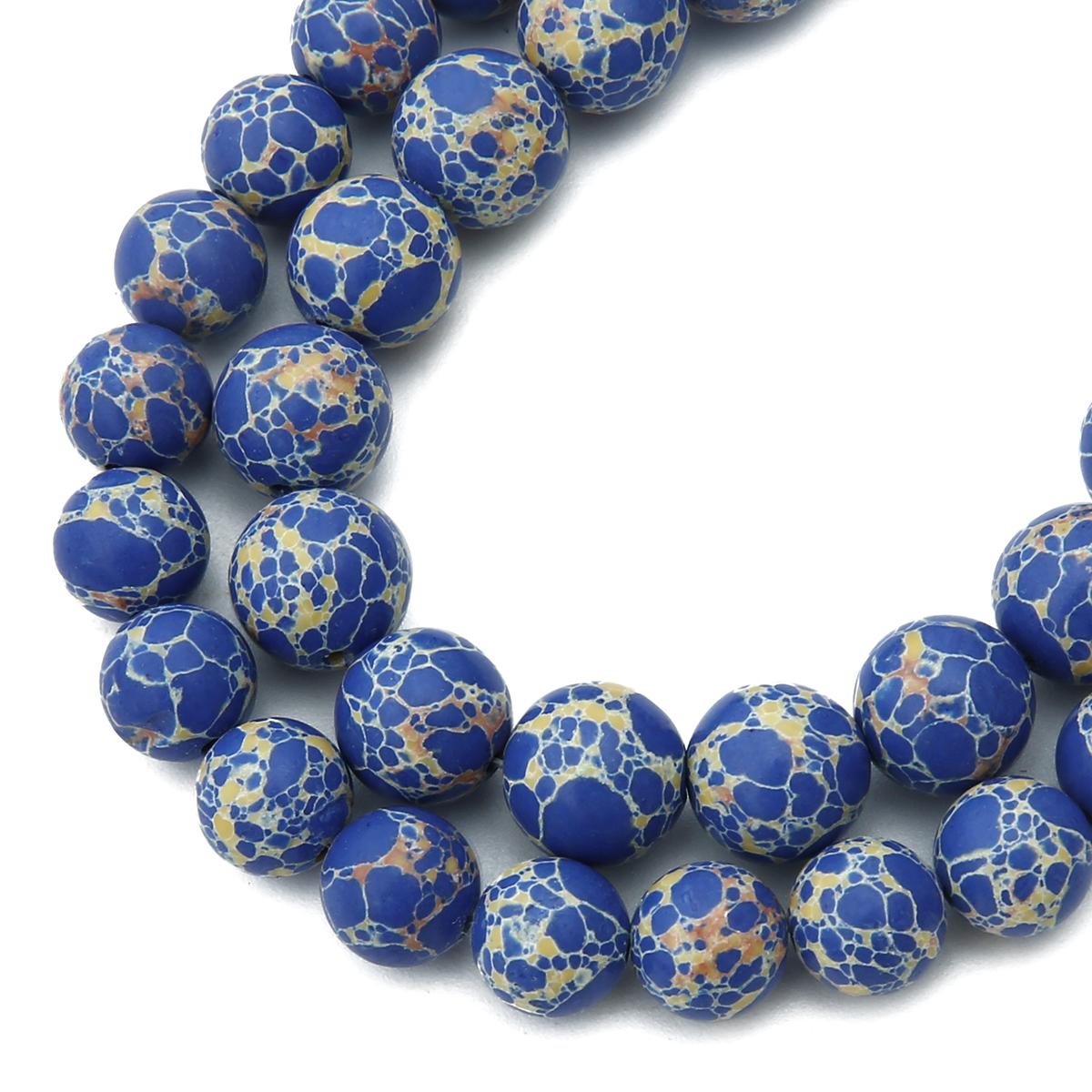 

Круглі намистини з нефриту та яшми, 6-12 мм, натуральний камінь, нитка 15” для аксесуарів для виготовлення прикрас своїми руками 12mm 33pcs синій/глибокий