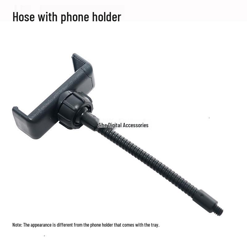 

Mobile Streaming Stand: Tripod with Sound Card Tray, Microphone Holder, Extension Rod, and Storage Clip Rack