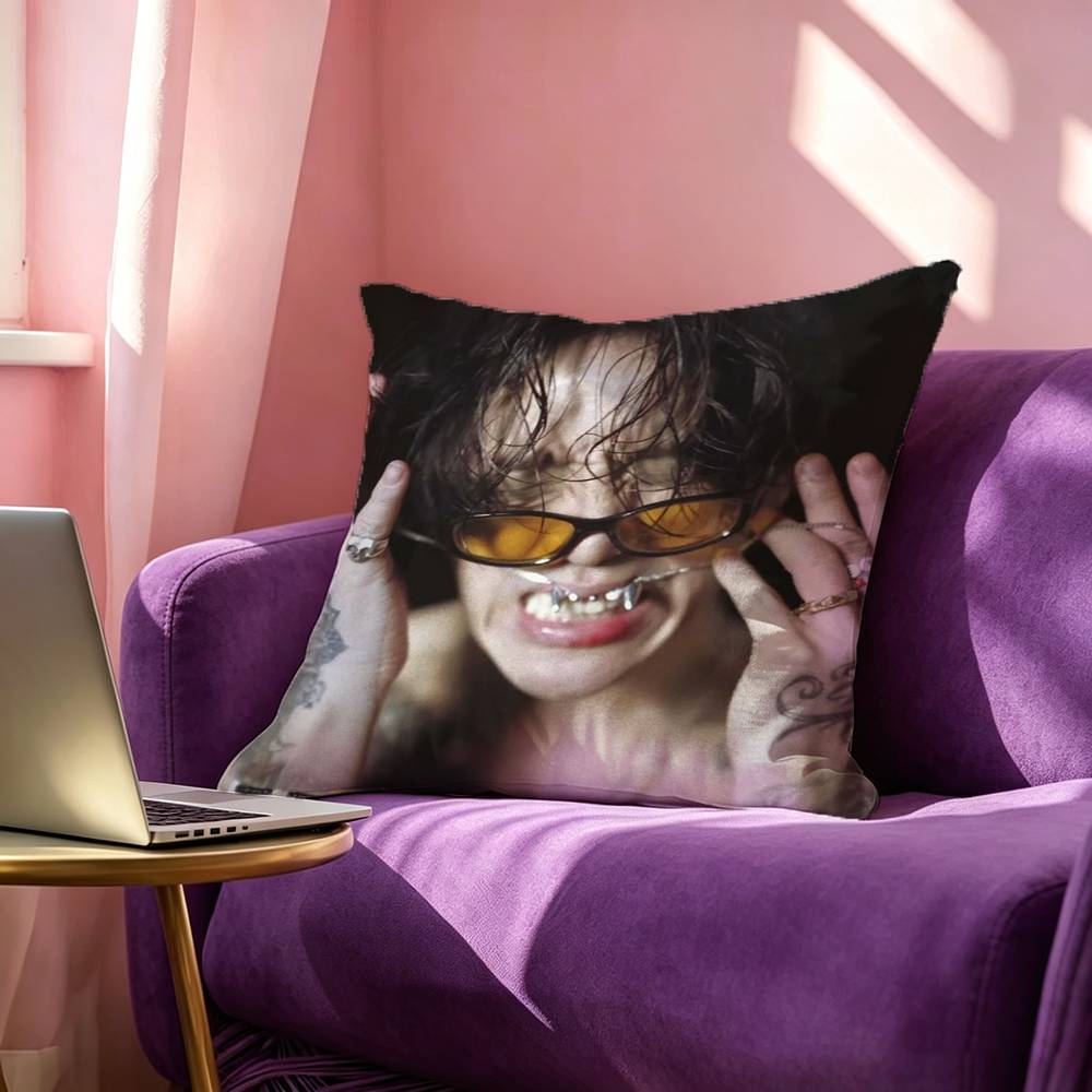Singer DDPR Ian Moodswings Poster Square DoubleSided Printed Pillow Case Bedroom Bedside Pillow Sofa Cushion Cover