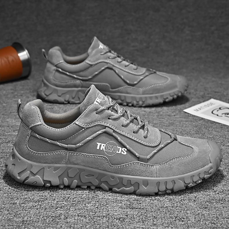 

Летняя сетчатая обувь, мужская полые спортивные туфли на открытом воздухе, сетчатая обувь, забродная обувь, быстросохнущая обувь 46 серый