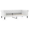 VidaXL Daybed with Mattress White 90x200 Cm Faux Leather 3197720