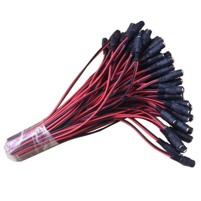 5pair 12V 5.5*2.1mm Male+Female DC Power Socket Plug Connector Cable Wire