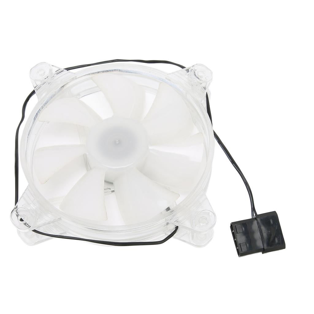 RGB Case Fan Good Heat Dissipation Low Noise Simple Installation LED 120mm 7 Blades Chassis Cooling