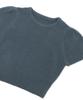 WITHOUT SUMMER Puff Raccoon Half Knit_Dusty Blue