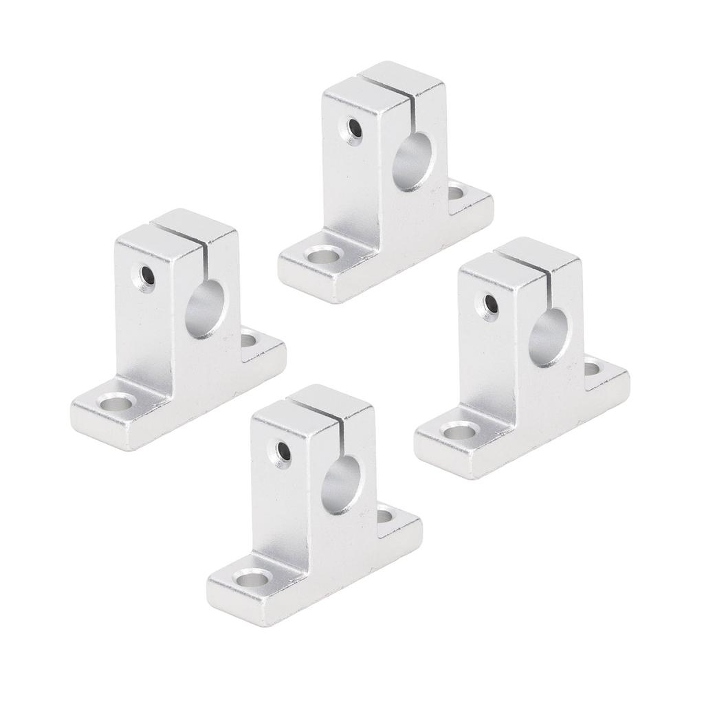 4 buc Tijă de prindere șină de mișcare liniară Aluminiu Suport ghid pentru arbore cu diametrul de 10 mm SK10