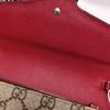 [Pre-Owned] Dionysus Tiger Head Buckle Logo Beige Lining GG High-Quality Synthetic Canvas WOC Wallet Crossbody Shoulder Bag - Very Good #1R4SY7J