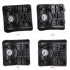 4 Stück/Packung Gepäckräder Koffer Doppelreihe Rollen Hardware Reparaturset Schwerlasträder 360° Spinner-Rollen Schwarz