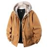 Brand New Hooded Warm Jacket Men Casual Hooded Jackets Multi Pocket Waterproof Trend Style Jacket Windproof Men New Jacket