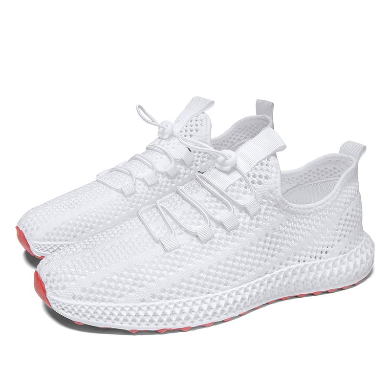 Net Men's Shoes 2025 New Summer Breathable Thin Hollow Soft Sole Light Water Shoes Casual Sports Shoes Fashion Shoes