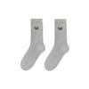 Women's Letter Style Socks Trendy Autumn and Winter Spring Mid-tube Socks Maillard Color Socks