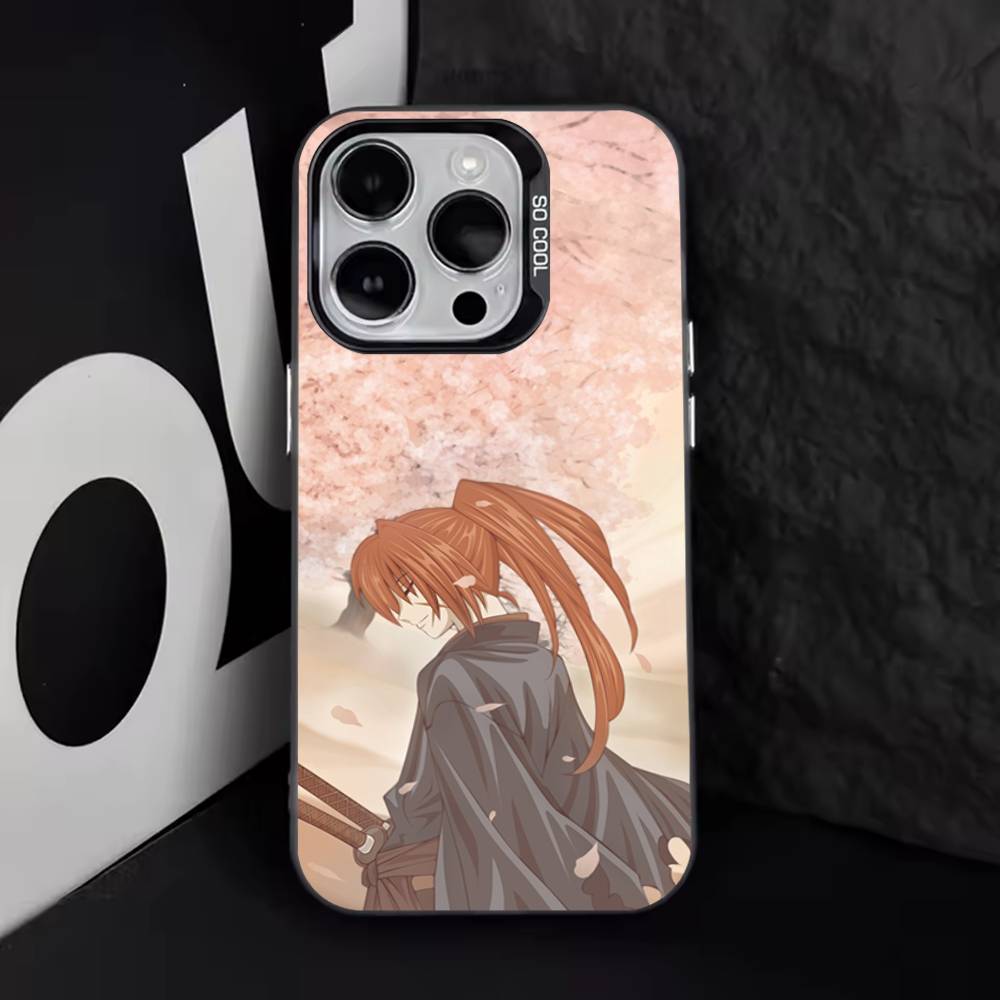 Hot R-Rurouni Kenshin Phone Case For iPhone 17,16,15,14,13,12,11,Pro,Max,Plus,E,Air,Mini Black Tpu Cover