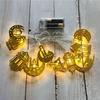 Ramadan Eid Mubarak Led Fairy String Light Moon Star Islam Muslim Hanging Decor