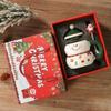 Creative Christmas Ceramic Mug with Lid and Spoon - Large Capacity Cartoon Christmas Cup - Practical Home Gift for Students