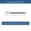 Yili 55° Tungsten Steel CNC Milling Cutter, Four-Flute Flat-Bottom, Rounded-End Mill for Alloy Cutting