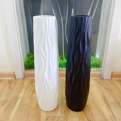 Wazon plastikowy w stylu nordyckim - elegancka dekoracja biurka do salonu, hydroponika i kompozycje kwiatowe, idealny dla zwierząt i dzieci, wazony do wystroju domu