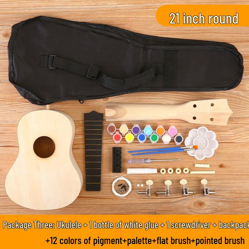 B.Y.K DIY Wooden Ukulele Painting Kit