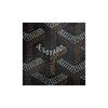 GOYARD Sénat All-Over Print Zipper Clutch Canvas and Calfskin Key Case Nano Unisex Couple's Style Black and Brown