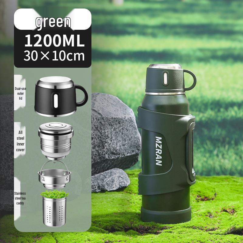 Year of the Horse 2026 Stainless Steel Large-Capacity Travel Thermos 316
