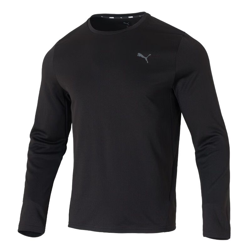 Puma Breathable Pullover Sports Training Long Sleeve Running T-Shirt Men tops 529344-01 XS