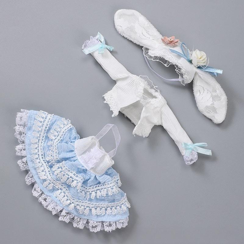 

Одежда для кукол для 30 см Bjd Одежда для кукол Аксессуары для кукол Сладкая Лолита DIY Повседневный костюм Игрушечные аксессуары