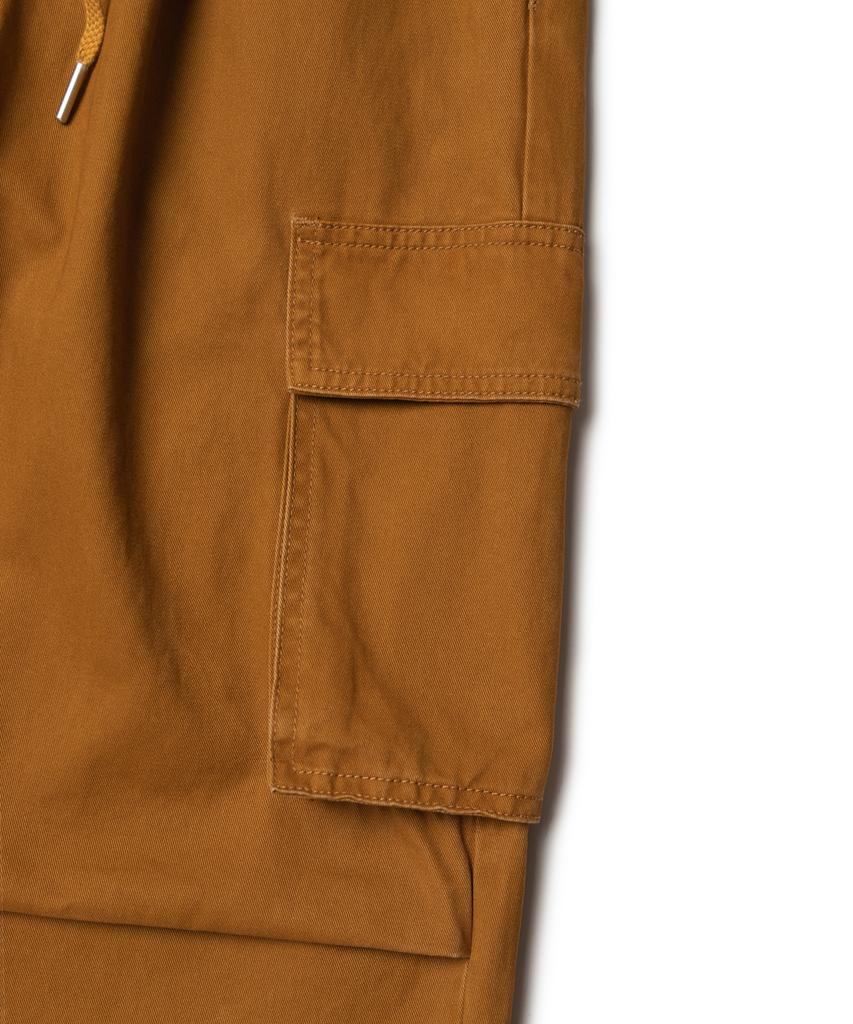 AOTT Cotton Wide Cargo Pants Camel