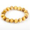 Golden Tiger Eye Crystal Bracelet - Yellow Cat's Eye Stone for Men and Women, Couples, Single Strand.