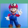 Grande Figura de Brinquedo Mario Super Mario Pvc Decoração de Casa Colecionável Exibição 27x38cm