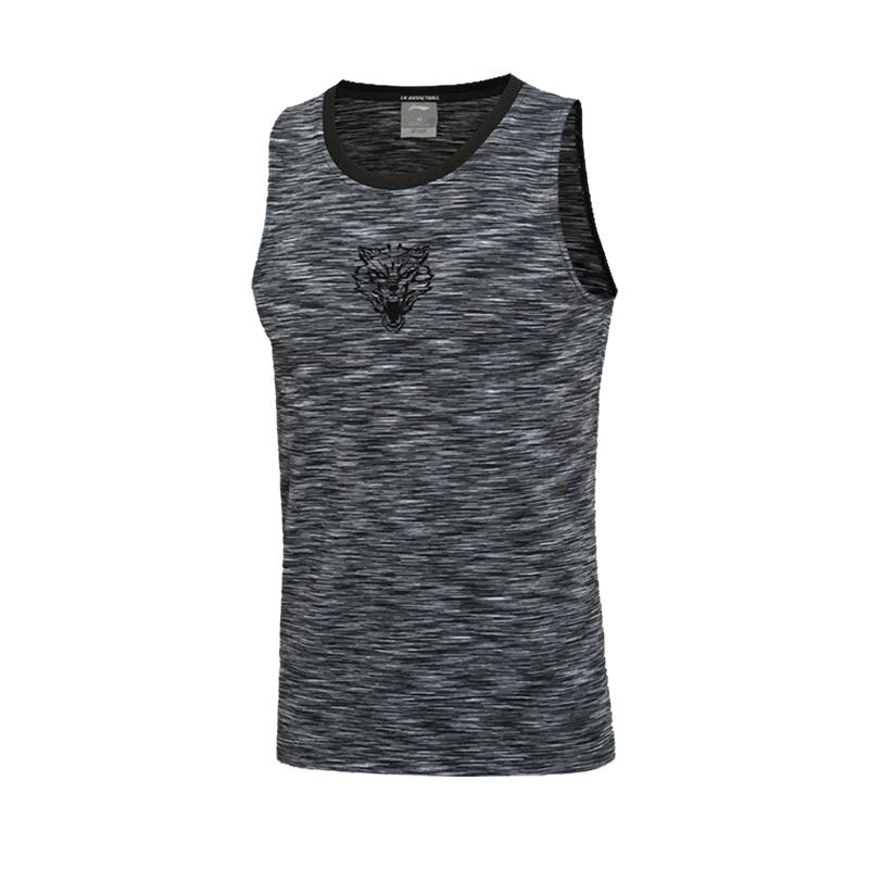 

Li-Ning Quick-Dry Sports Sleeveless Vest Men tops Gray AVSQ149 S