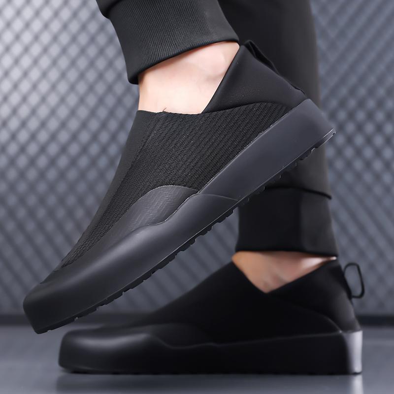 Fashion New Flats Men's Breathable Mesh Loafers Slip-On Casual Shoes Lightweight Walking Shoes for Men Comfortable Summer Lazy Footwear