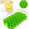 Ice Cube Tray Silicone Mould 37 Cellular Silicone Ice Cubes Hexagonal Molds DIY Kitchen Honeycomb Ice Cubes Molds