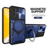 For Motorola Moto G54 5G G84 G14 Case Shockproof Armor Slide Lens Protect Funda For Moto G 54 84 14 Metal Ring Holder Back Cover
