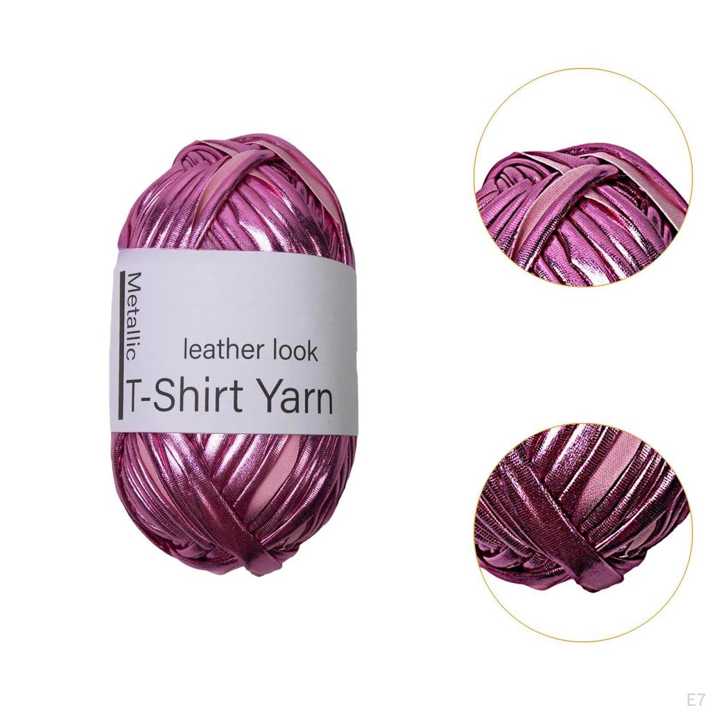 Metal T -shirt Thread, Soft Tissue Bright Fabric Thread for Blankets, Keys, Beginners