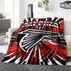 Falcons Logo Print Flannel Blanket High Quality Warm Comfortable Cover for All Seasons Perfect for Gifts Home Decor