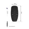 Inflatable Motorcycle Seat Cushion with Airbag for Pressure Relief & Shock Absorption, Suitable for Two-Person Seats