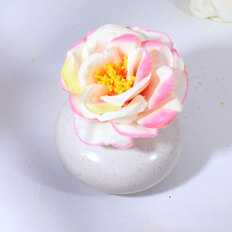 10Pcs Artificial Flower Head Small Flower Head For Wedding Flower Arrangements Sewing Craft Clothing Cake Top Decoration