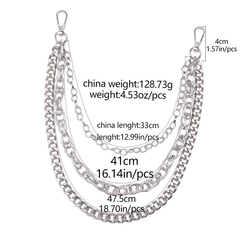 Metal Chain Waist Belt For Men And Women Hip Hop Style With Lobster Clasp For Streetwear Fashion