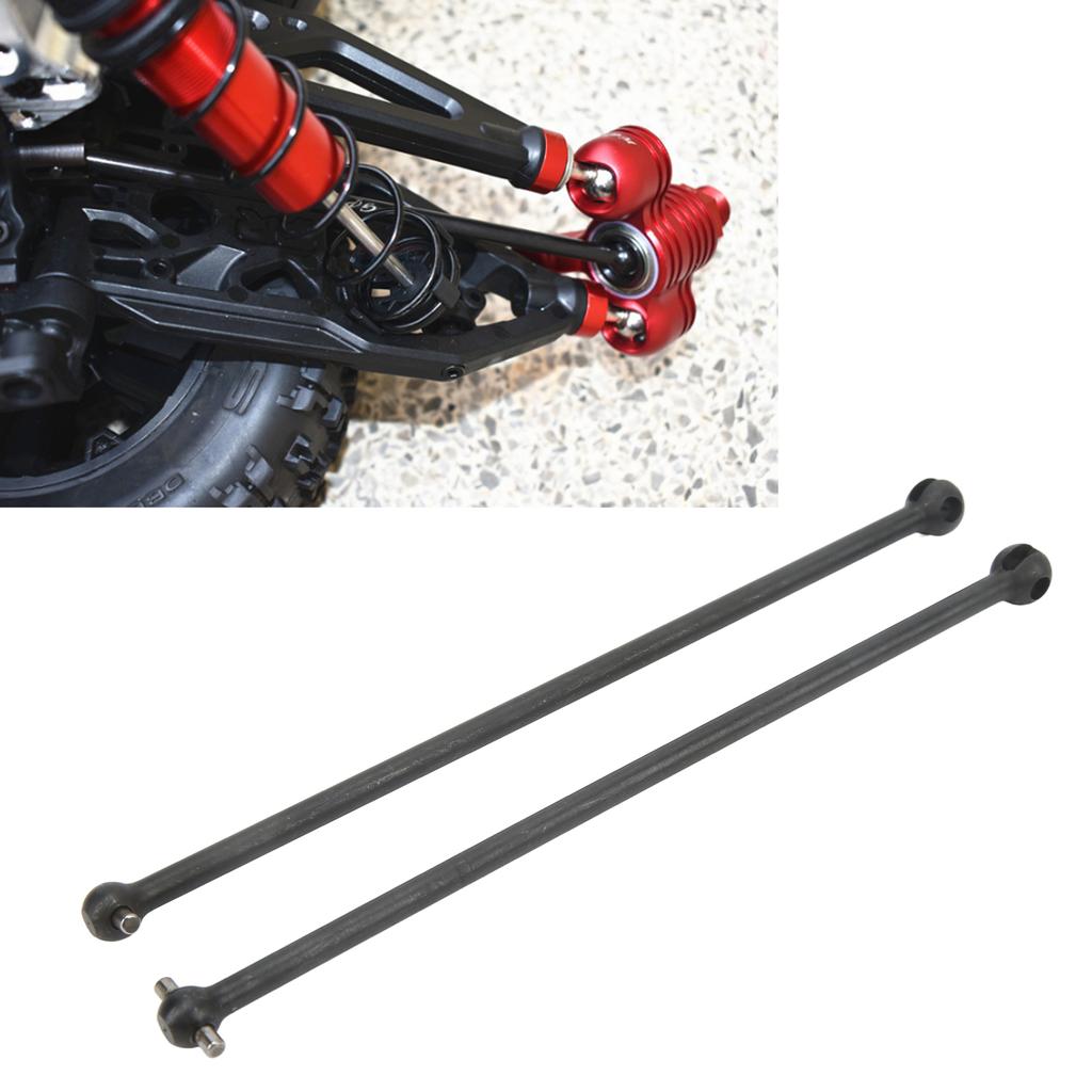 2Pcs RC Drive Shaft Steel Efficient Drivetrain Rust Resistant RC CVD Drive Shaft for   1Celsius5 Outcast Kraton 8s