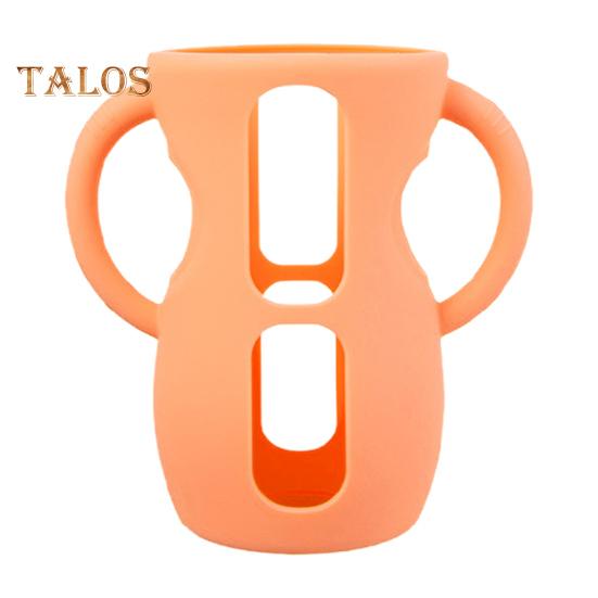 Babyflaschenhülle für Philips 4/8oz Glas, Silikon-Griffe mit einfachem Griff zum Schutz vor Stürzen, reduziert den Plastikkontakt, Babyflaschenabdeckung