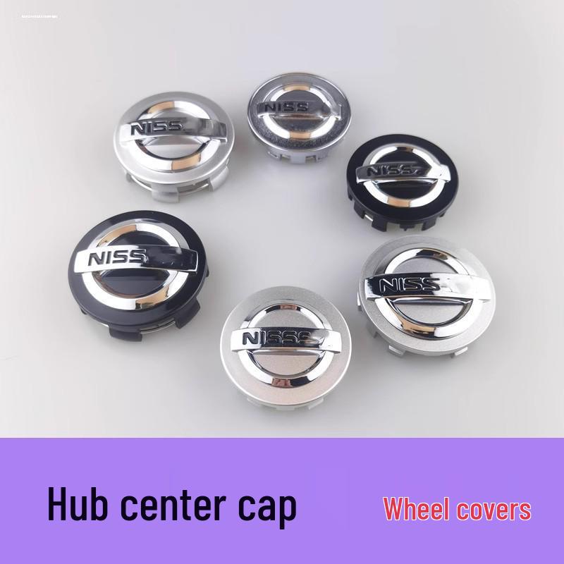 Καλύμματα Τροχών Nissan Patrol Y62 Μαύρο & Ασημί, 18"–20" με Αυθεντικό Κεντρικό Λογότυπο.